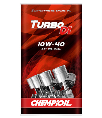 Масло моторное Chempioil TURBO DI CF-4/SL 10W-40 (мет.) 5л Chempioil 54395