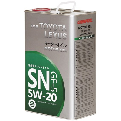Масло моторное Chempioil OEM SN for Toyota Lexus (мет.) 5W-20 4л Chempioil 52419