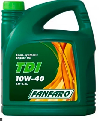 Масло моторное Fanfaro TDX 10W-40 4л Fanfaro 97839