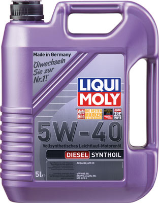 Масло моторное Liqui Moly Diesel Synthoil 5W-40 5л LiquiMoly 1927
