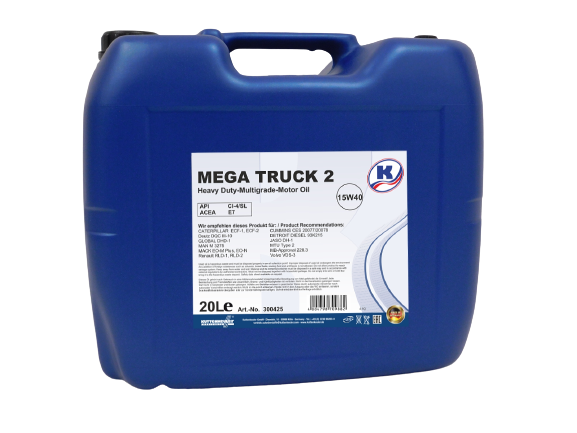 Масло моторное Kuttenkeuler Mega Truck 2 15W-40 20 л KUTTENKEULER 300425
