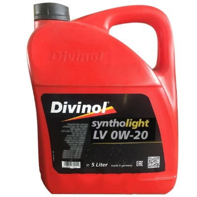 Масло моторное DIVINOL 49710K007 Syntholight LV 0W-20 5л DIVINOL 49710K007