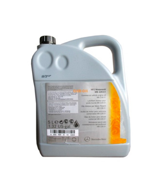 Масло моторное Mercedes NFZ Motorenol 228.51 10W-40 5л MERCEDES-BENZ A000989690213BCCR
