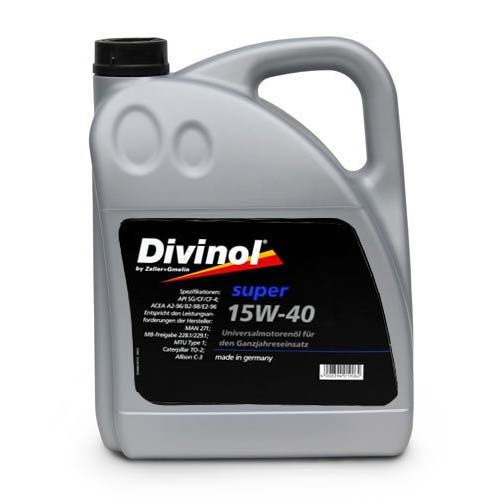 Масло моторное Divinol Super 15W-40 4л 49623K004 DIVINOL 49623K004