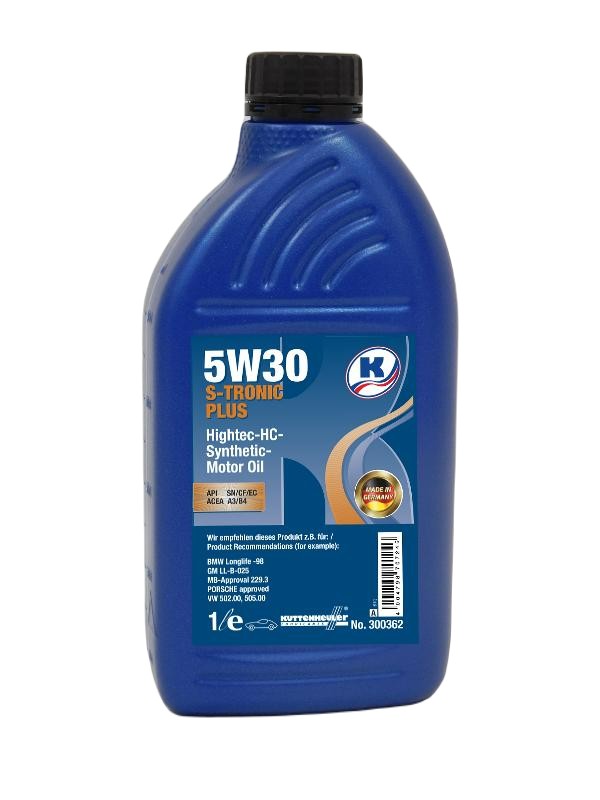 Масло моторное Kuttenkeuler S-Tronic Plus 5W-30 1 л KUTTENKEULER 300362