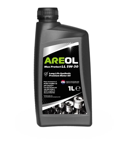 Масло моторное Areol Max Protect LL 5W-30 1л 5W30AR012 Areol 5W30AR012