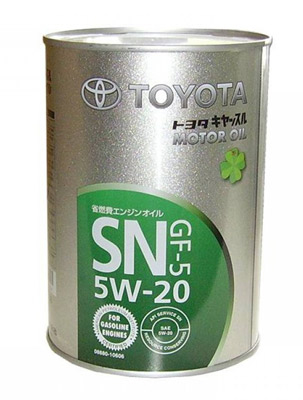 Масло моторное Toyota Motor Oil SN 5W-20 1л TOYOTA 0888010606