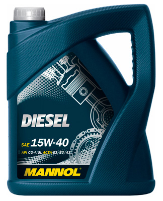 Масло моторное Mannol Diesel 15W-40 7л Mannol 99126