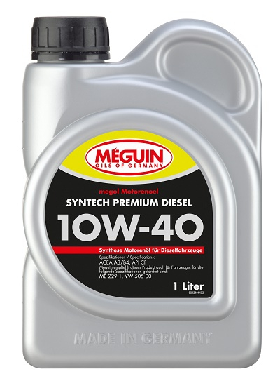 Моторное масло Meguin MEGOL SYNTECH PREMIUM DIESEL 10W-40 1л MEGUIN 4340