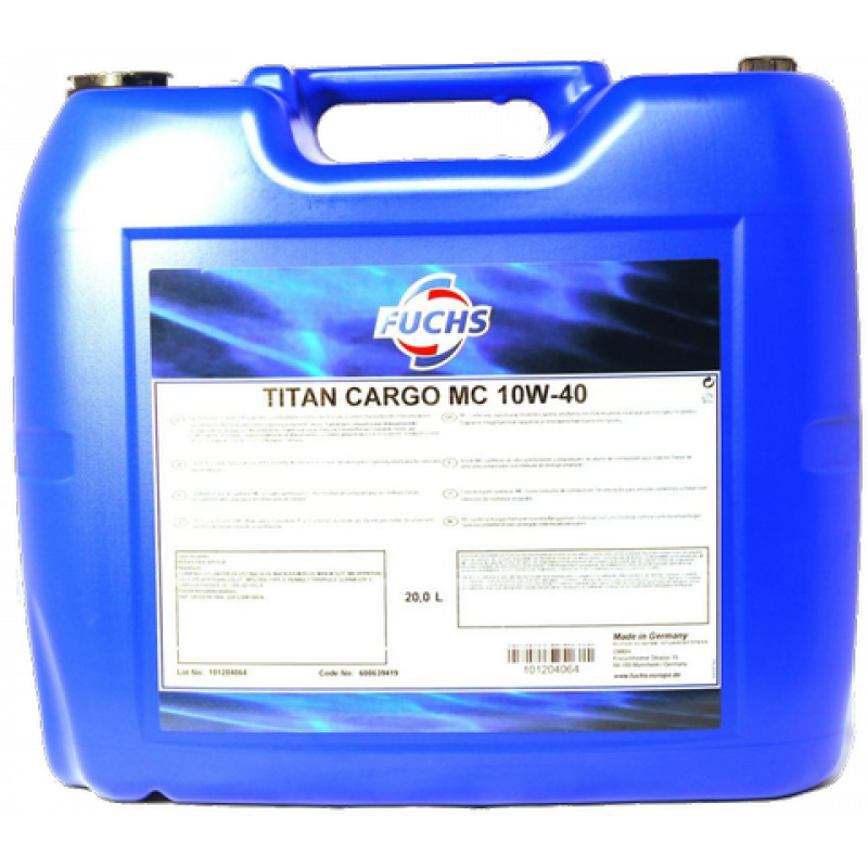 Масло моторное Fuchs Titan Cargo MC 10W-40 601880506 20 л Fuchs 601880506