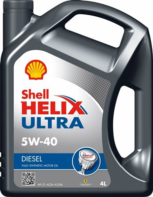 Масло моторное Shell Helix Ultra Diesel 5W-40 4 л 550046645 SHELL 550046645