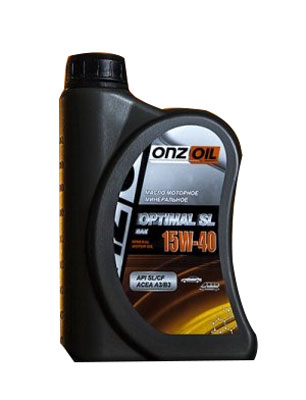 Масло моторное Onzoil Optimal SL 15W-40 0.9л Onzoil ONZOILSAE15W40OptimalSL09L
