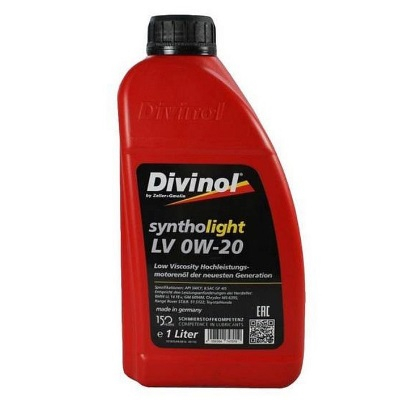 Масло моторное DIVINOL 49710C069 Syntholight LV 0W-20 1л DIVINOL 49710C069