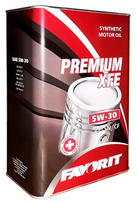 Масло моторное Favorit Premium XFE 5W-30 1л (metal) FAVORIT 54448