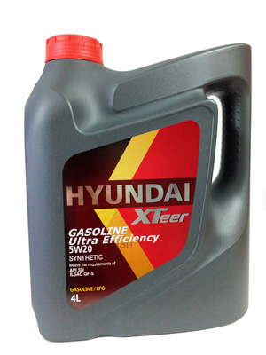 Масло моторное Hyundai Xteer Gasoline Ultra Efficiency 5W-20 4л HYUNDAI XTEER 1041001
