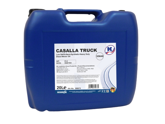 Масло моторное Kuttenkeuler Casalla Truck 10W-40 20 л KUTTENKEULER 309875