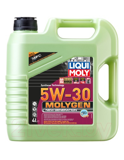 Масло моторное Liqui Moly MOLYGEN NEW GENERATION DPF 5W-30 4л Liqui Moly 21225