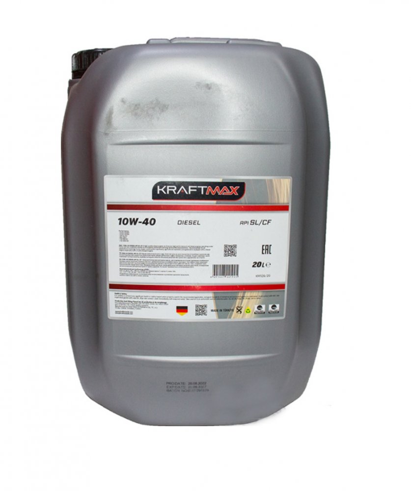 Масло моторное Kraftmax 10W-40 DIESEL SL/CF 20 л KM126/20 KRAFTMAX KM12620