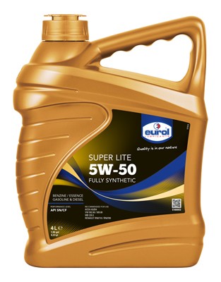 Масло моторное Eurol Super Lite 5W-50 4л Eurol 5W50SUPERLITE4L