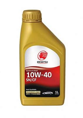 Масло моторное Idemitsu SN/CF 10W-40 1л Idemitsu 3.0015045724E+16