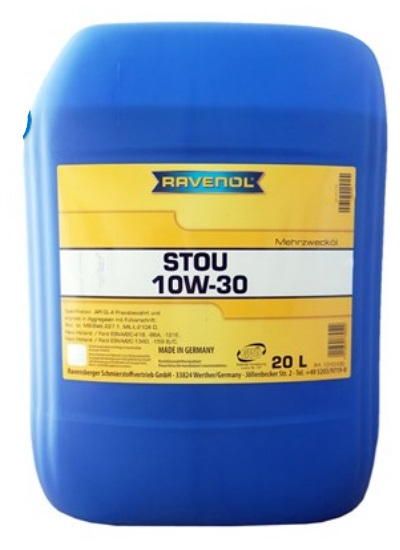 Моторное масло RAVENOL 4014835739529 STOU 10W-30 20л RAVENOL 4014835739529