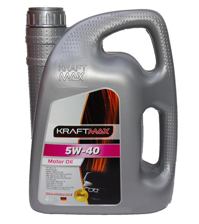 Масло моторное Kraftmax 5W-40 4 л KM117/4 KRAFTMAX KM1174
