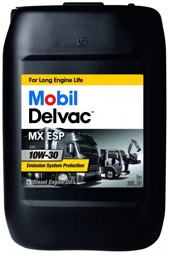 Масло моторное Mobil Мобил Delvac MX ESP 10W-30 153855 20 л MOBIL 153855