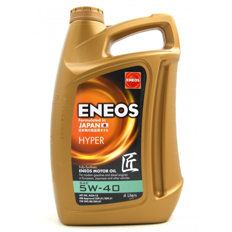 Масло моторное Eneos Hyper 5W-40 4 л ENEOS EU0031301N