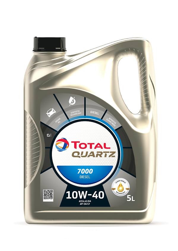 Масло моторное Total QUARTZ Diesel 7000 10W-40 5л 214108 Total 214108