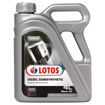 Масло моторное Lotos DIESEL SEMISYNTHETIC CF 10W-40 4л Lotos LOTOSDIESELSEMISYNTETICCF10W404LTHERMALCONTROL