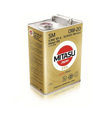 Моторное масло Mitasu SM 0W-20 4л Mitasu MJ1234