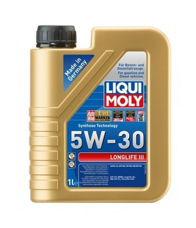 Масло моторное Liqui Moly LONGLIFE III 5W-30 1л Liqui Moly 20820