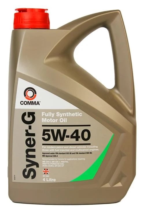 Масло моторное Comma Комма Syner-G 5W-40 4л SYN4L Comma SYN4L