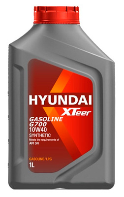 Масло моторное Hyundai Xteer Gasoline G700 10W-40 1л HYUNDAI XTEER 1011009