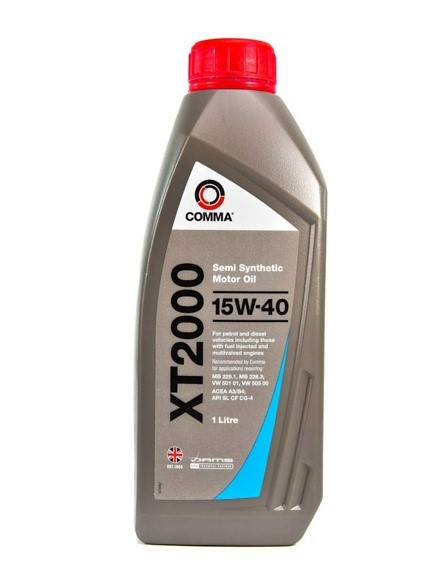 Масло моторное Comma Комма XT2000 15W-40 1л XT21L Comma XT21L