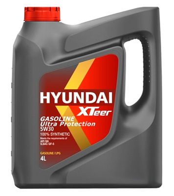 Масло моторное Hyundai Xteer Gasoline Ultra Protection 5W-30 6л HYUNDAI XTEER 1061011