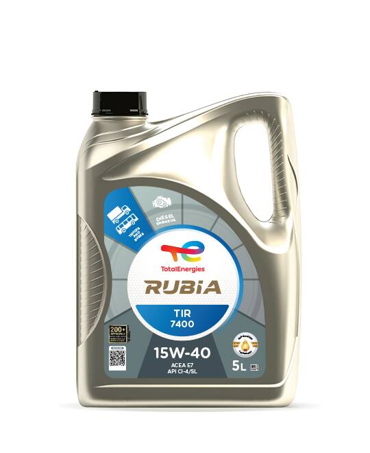 Масло моторное Total Rubia TIR 7400 15W-40 5 л TOTAL 15W40RUBIATIR74005