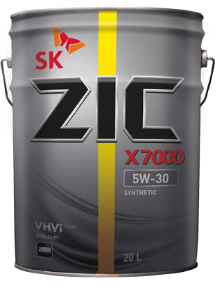 Масло моторное Zic Зик X7000 5W-30 20л 192605 ZIC 192605