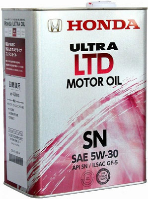 Масло моторное Honda ULTRA LTD SM 5W-30 4л Honda 0821899974