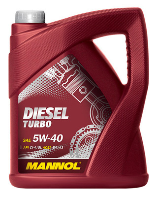 Масло моторное Mannol Diesel Turbo 5W-40 5л Mannol 96071