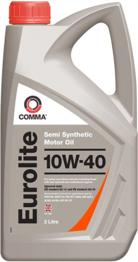 Масло моторное Comma Комма Eurolite 10W-40 2л EUL2L Comma EUL2L