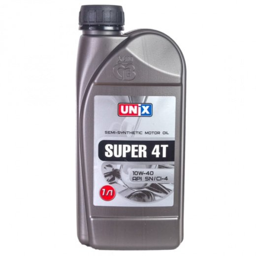 Масло моторное Unix Super 4Т 10W-40 900 мл UNIX 687