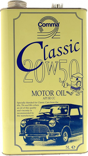 Масло моторное Comma Комма CLASSIC OIL 20W-50 5л CLA20505L Comma CLA20505L