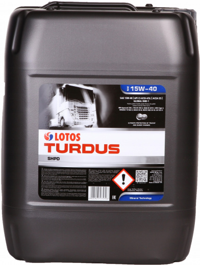 Масло моторное Lotos Turdus SHPD 15W-40 20 л LOTOS WF2L01750000