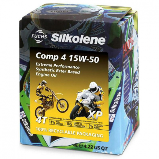 Масло моторное Fuchs Silkolene Comp 4 15W-50 XP 4 л 600985189 FUCHS 600985189