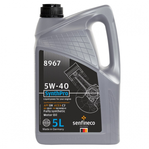Масло моторное Senfineco SynthPro 5W-40 SN C3 5 л SENFINECO 8967