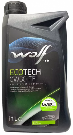 Масло моторное Wolf Вольф EcoTech FE 0W-30 1л 141051 WOLF 141051
