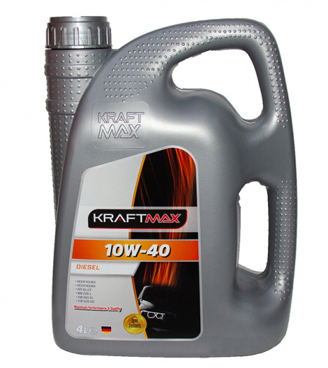 Масло моторное Kraftmax 10W-40 DIESEL SL/CF 4 л KM126/4 KRAFTMAX KM1264