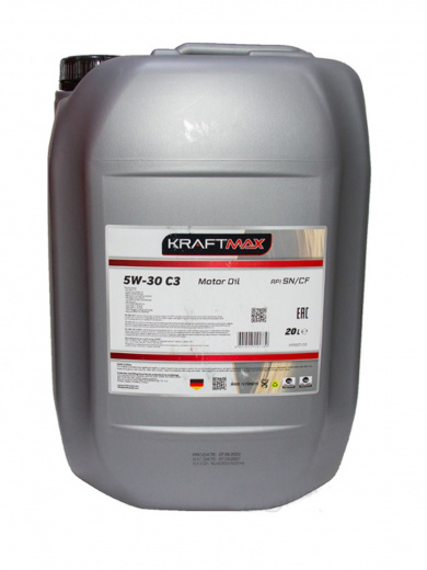 Масло моторное Kraftmax 5W-30 C3 DPF 20 л KM607/20 KRAFTMAX KM60720