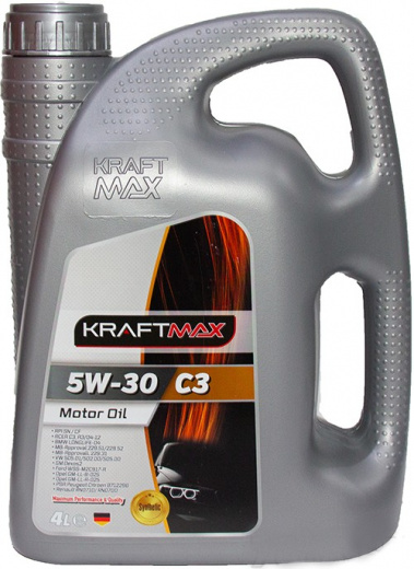 Масло моторное Kraftmax 5W-30 C3 DPF 4 л KM607/4 KRAFTMAX KM6074